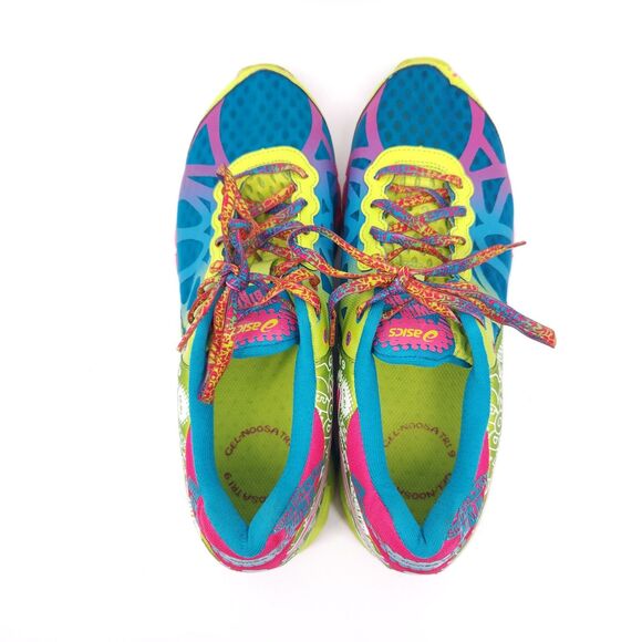 Asics Gel Noosa Tri 9 Shoes Women Size 11 T458N Multiolor Running - Picture 5 of 9